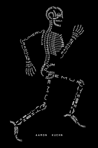 Skeleton Typogram by Aaron Kuehn - http://aaronkuehn.com/art/skeleton-typogram