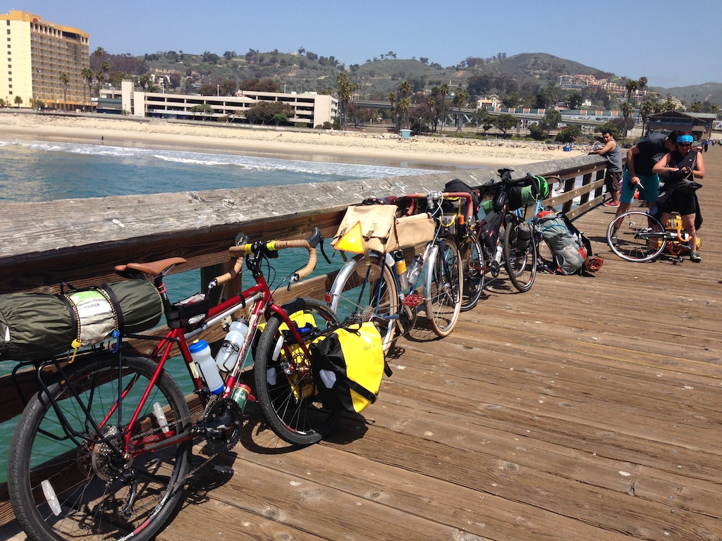 Bikes on Ventura Pier