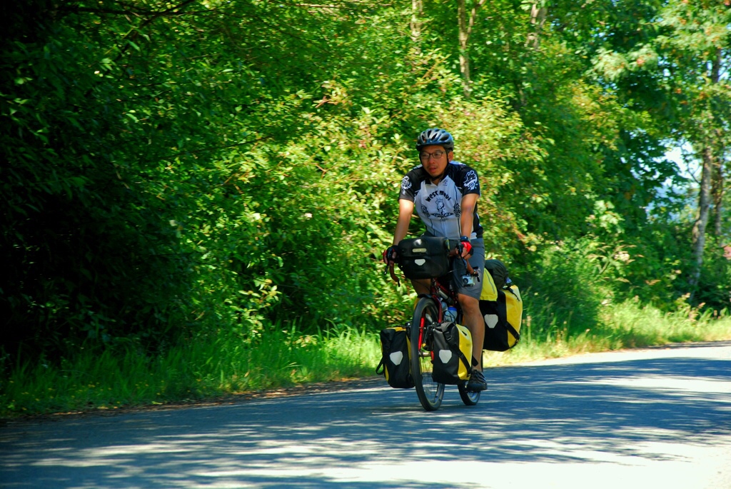 Johnny_enjoying_the_Lochside_Bike_Path.JPG
