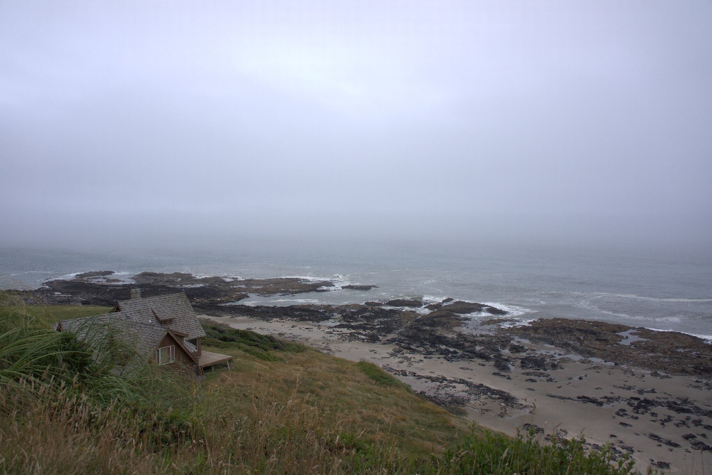 Foggy view from Cape Perpetua