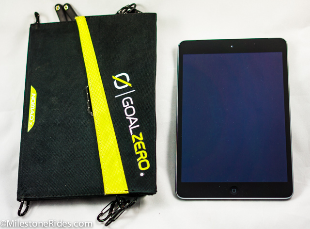 Goal Zero Nomad 7 + iPad Mini