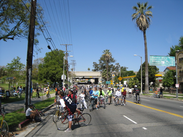 CicLAvia at Boyle Heights stop