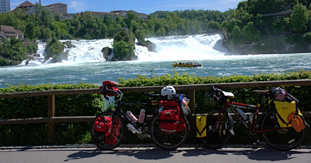 Bikes at Rheinfalls