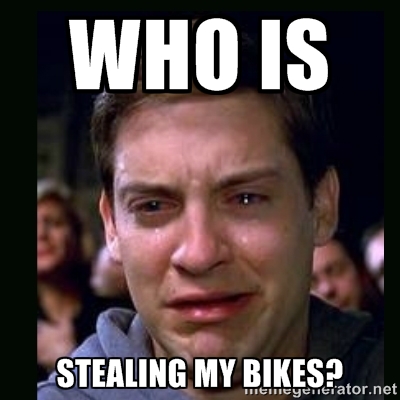 Who Is Stealing My Bikes?