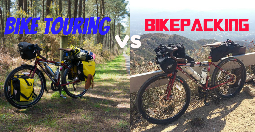 biketouring vs bikepacking