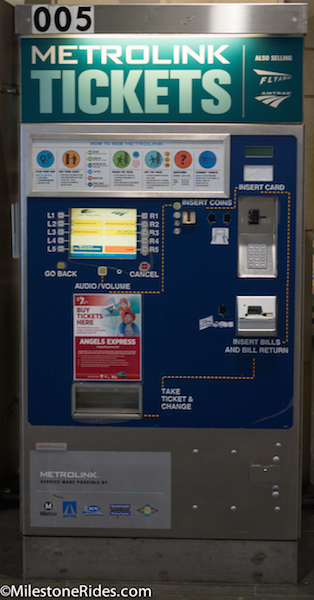 Metrolink Ticket Machine