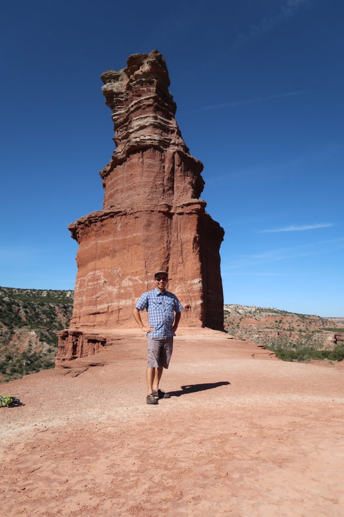 Made it to the “lighthouse” in Palo Duro canyon near Amarillo, Texas.
