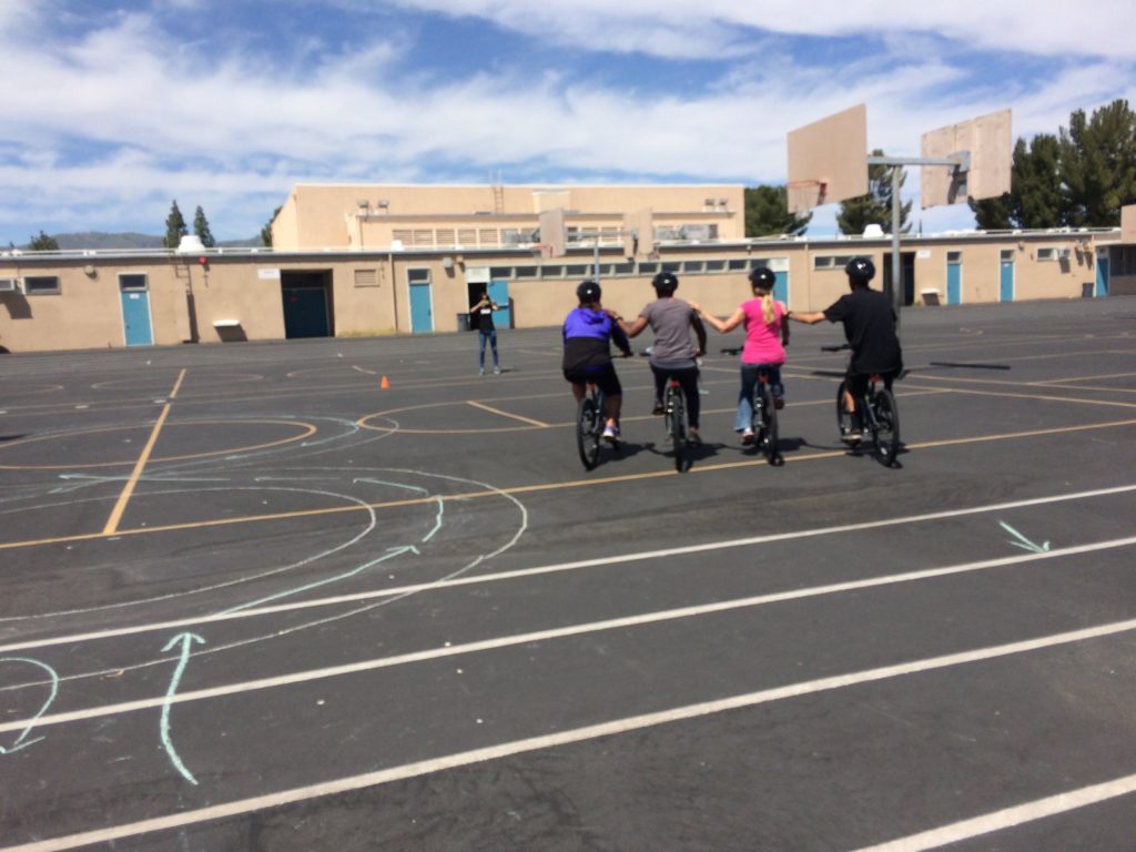 PE Teachers Team Riding