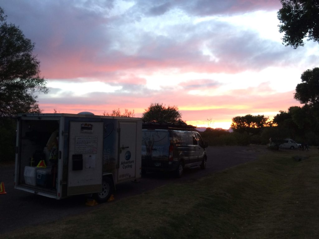 Beautiful Sunset at Rio Grande Village at Big Bend National Park