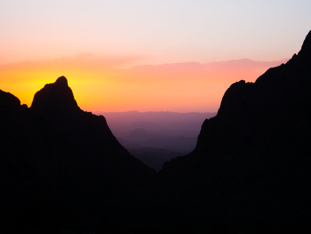 View of The Window at Big Bend National Park